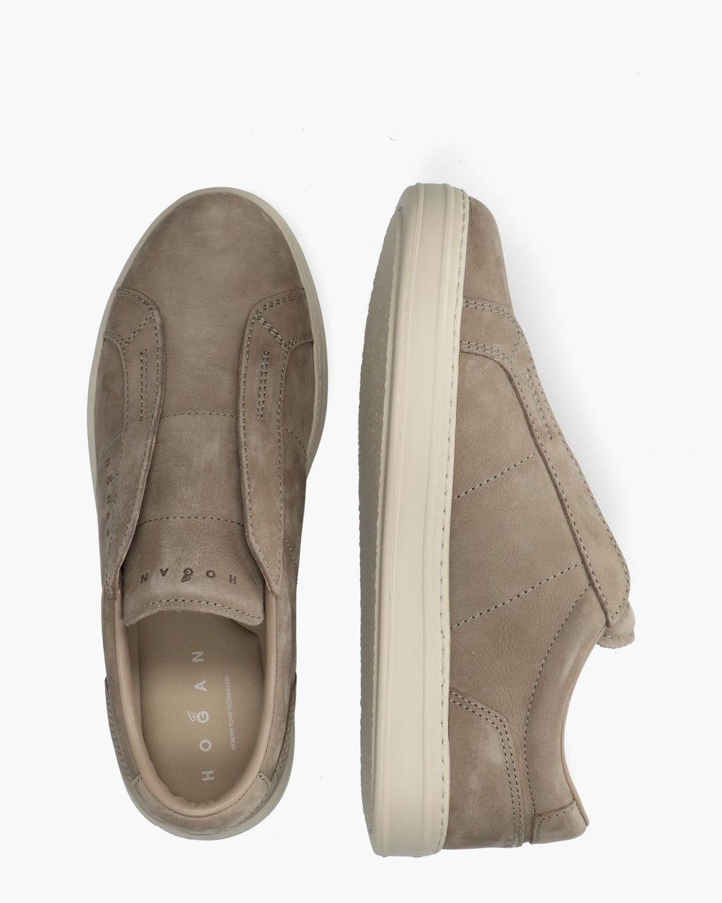 Slip On Taupe Herensneakers