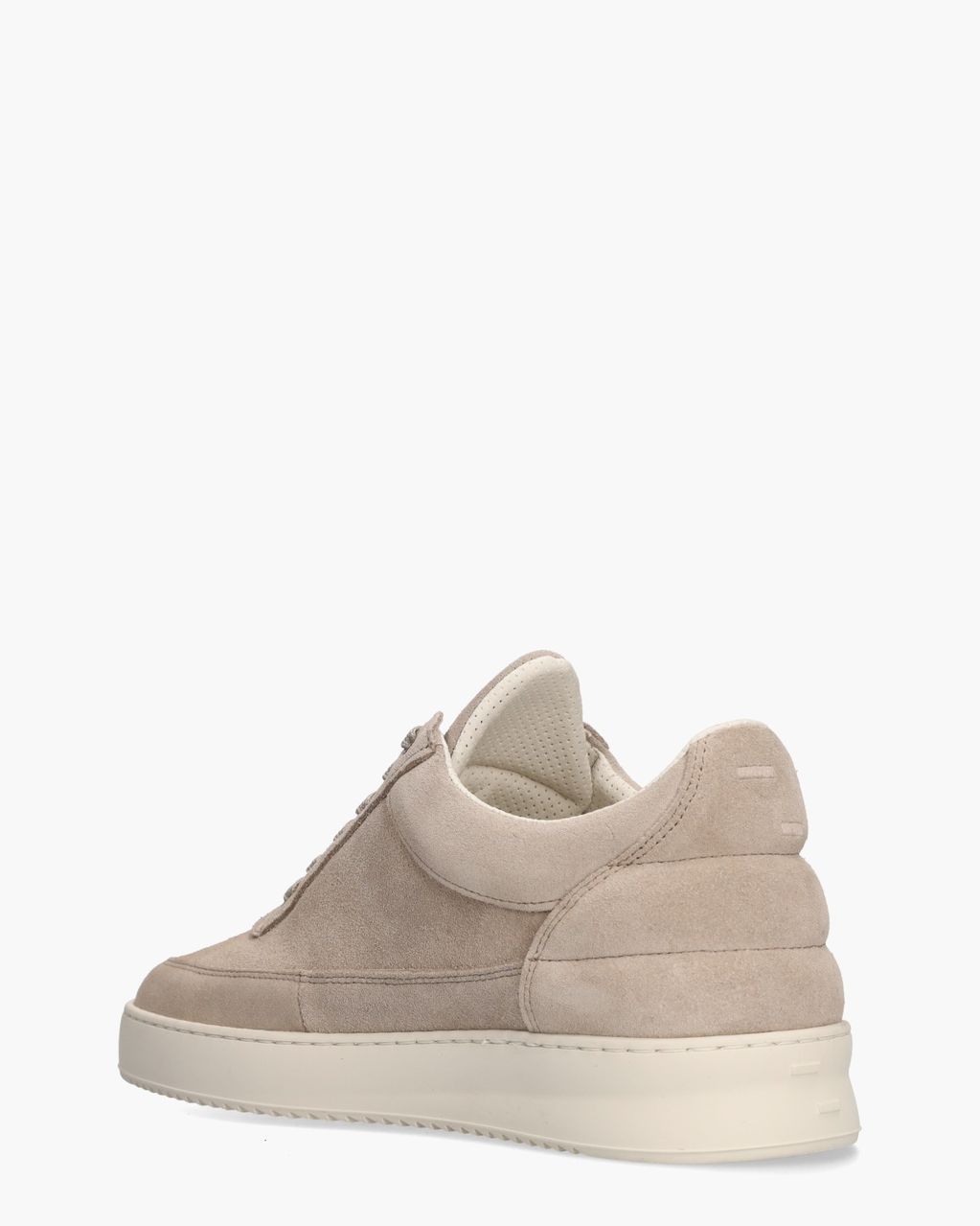Low Top Suede Lichtbeige/grijs Herensneakers