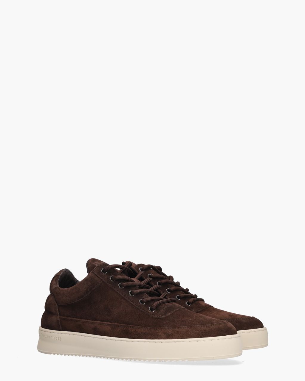 Low Top Suede Donkerbruin Herensneakers