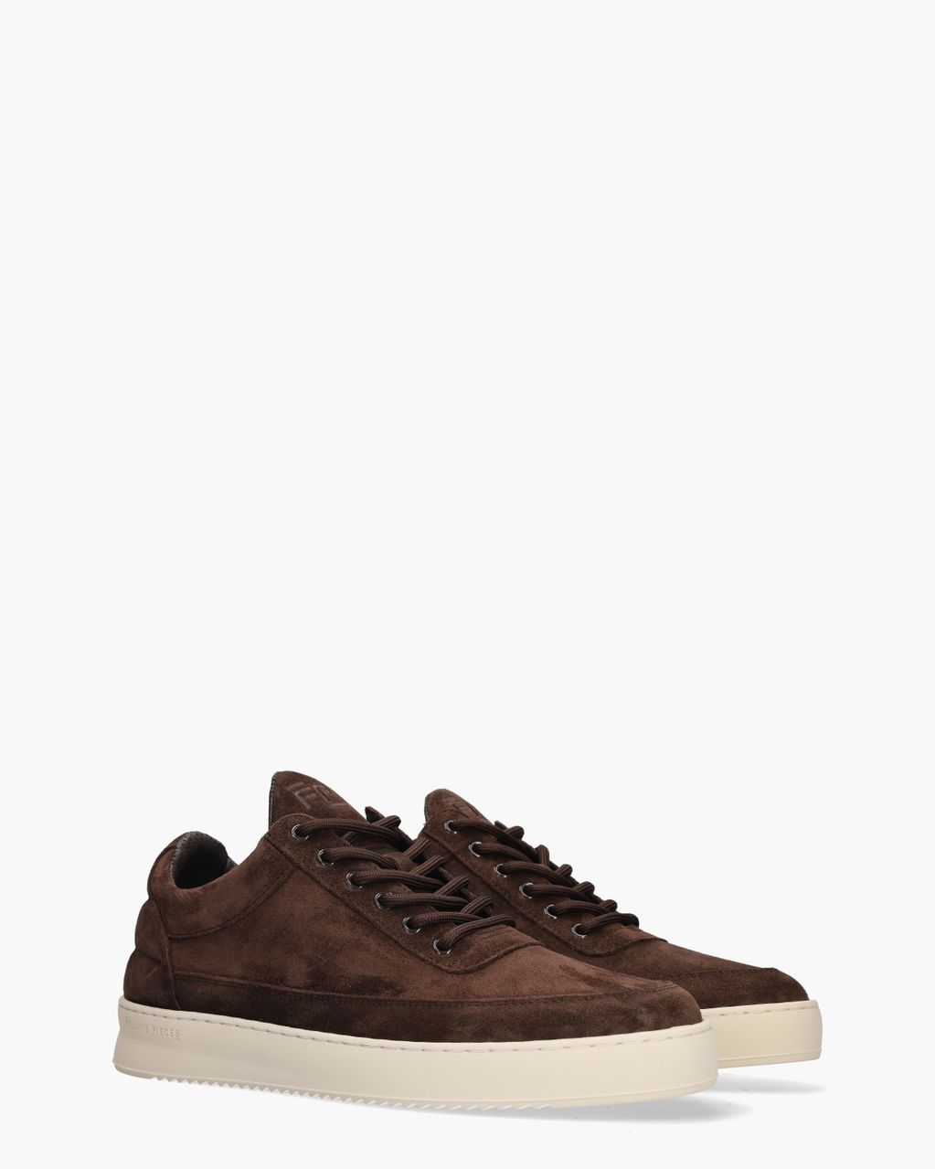 Low Top Donkerbruin Herensneakers