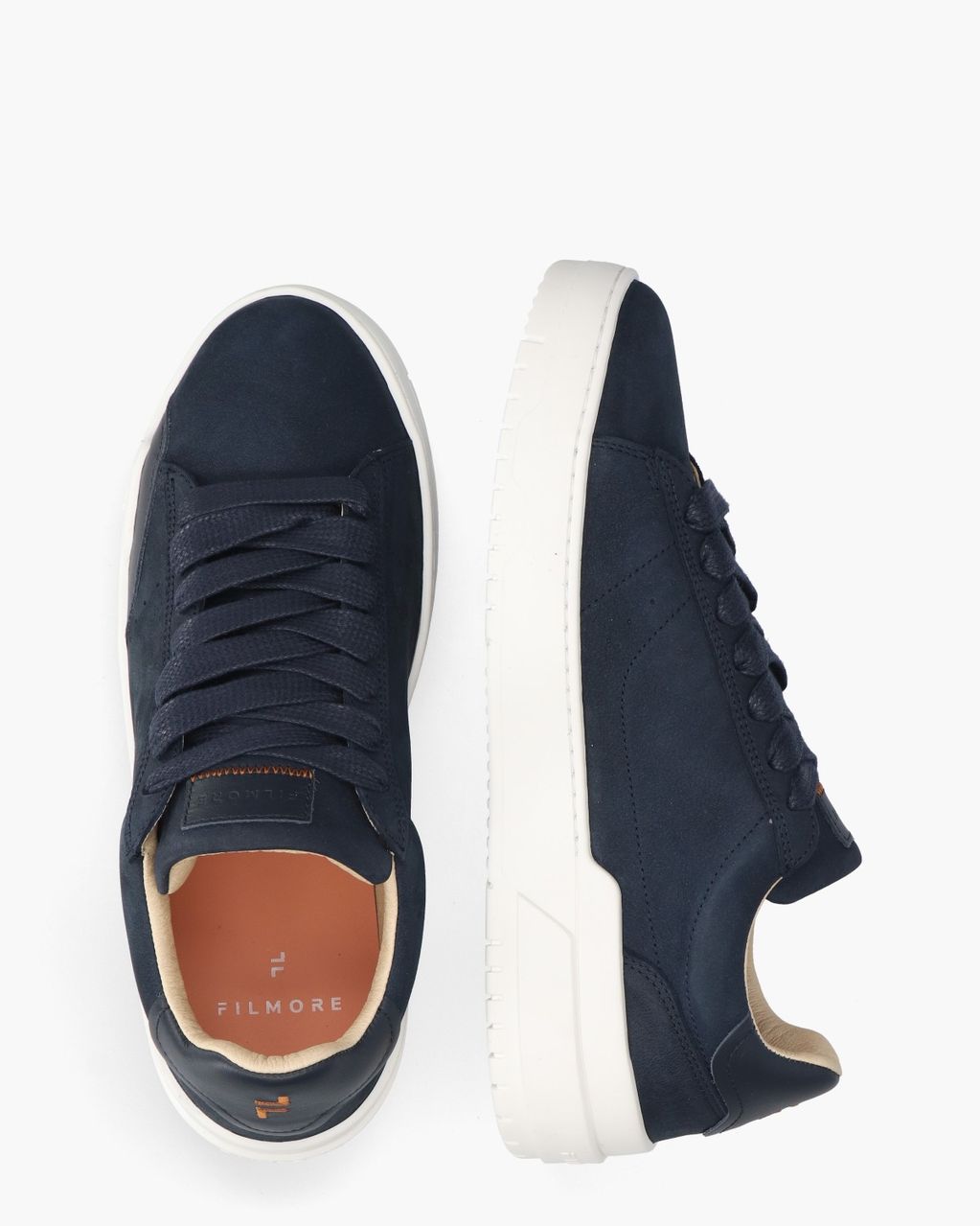 Milos Donkerblauw Herensneakers