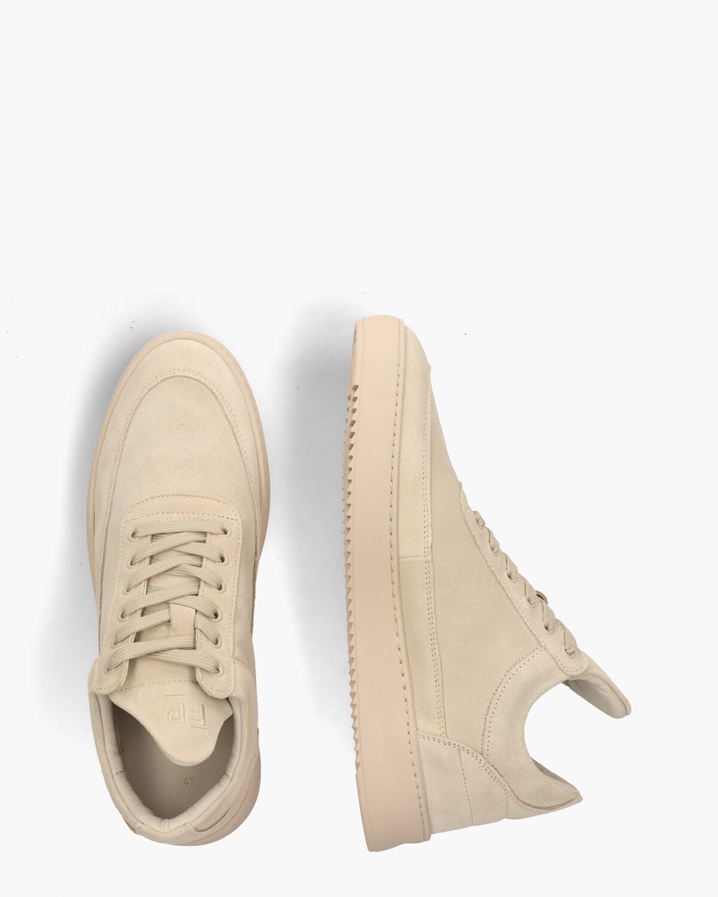 Low Top Suede Beige Herensneakers
