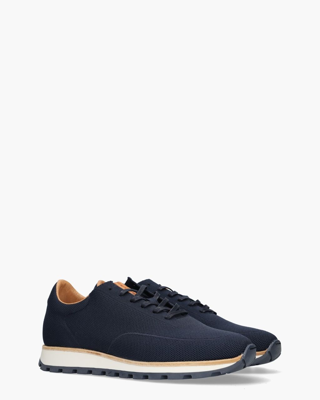 Mason Knit Donkerblauw Herensneakers