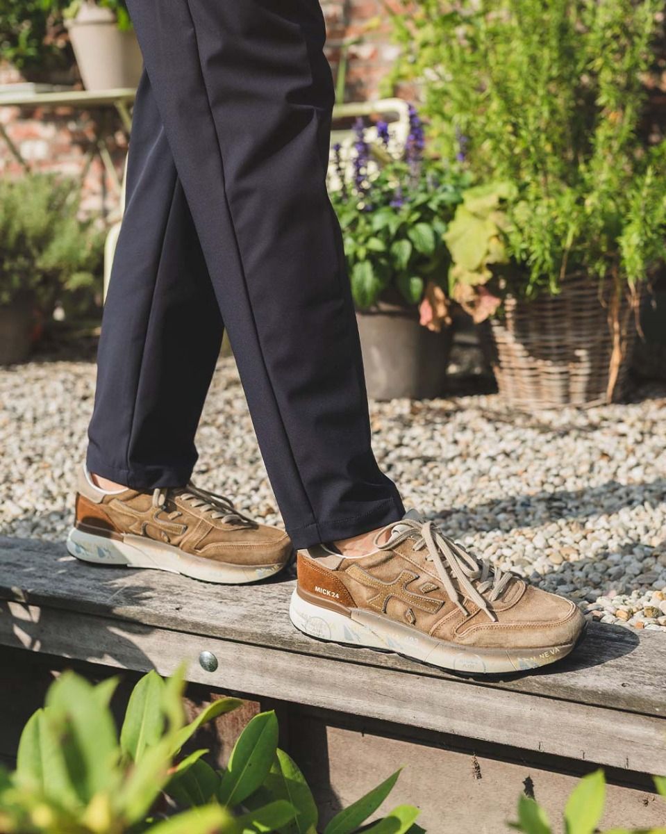 Mick 7712 Bruin Herensneakers