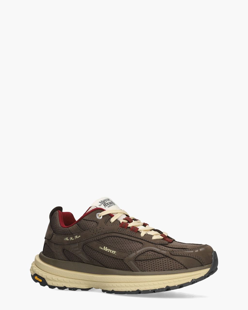 The Re-Run Vibram Donkerbruin Herensneakers