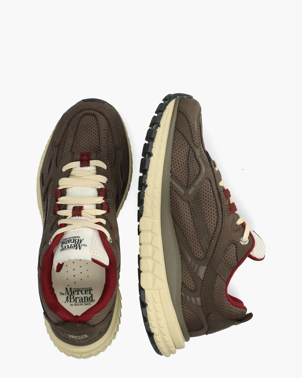The Re-Run Vibram Donkerbruin Herensneakers