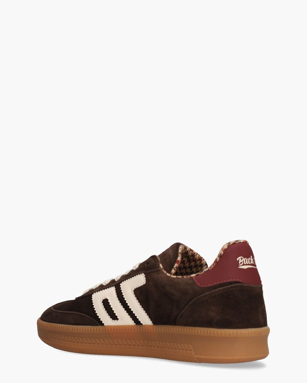 Double Donkerbruin/Off-White Herensneakers