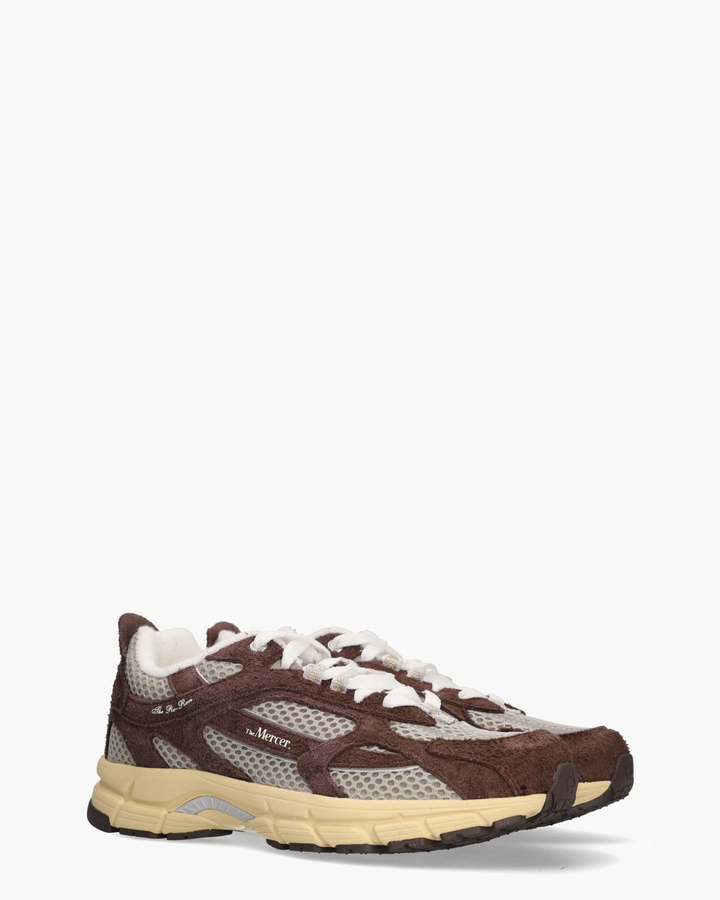 The Re-Run Americana Donkerbruin Herensneakers