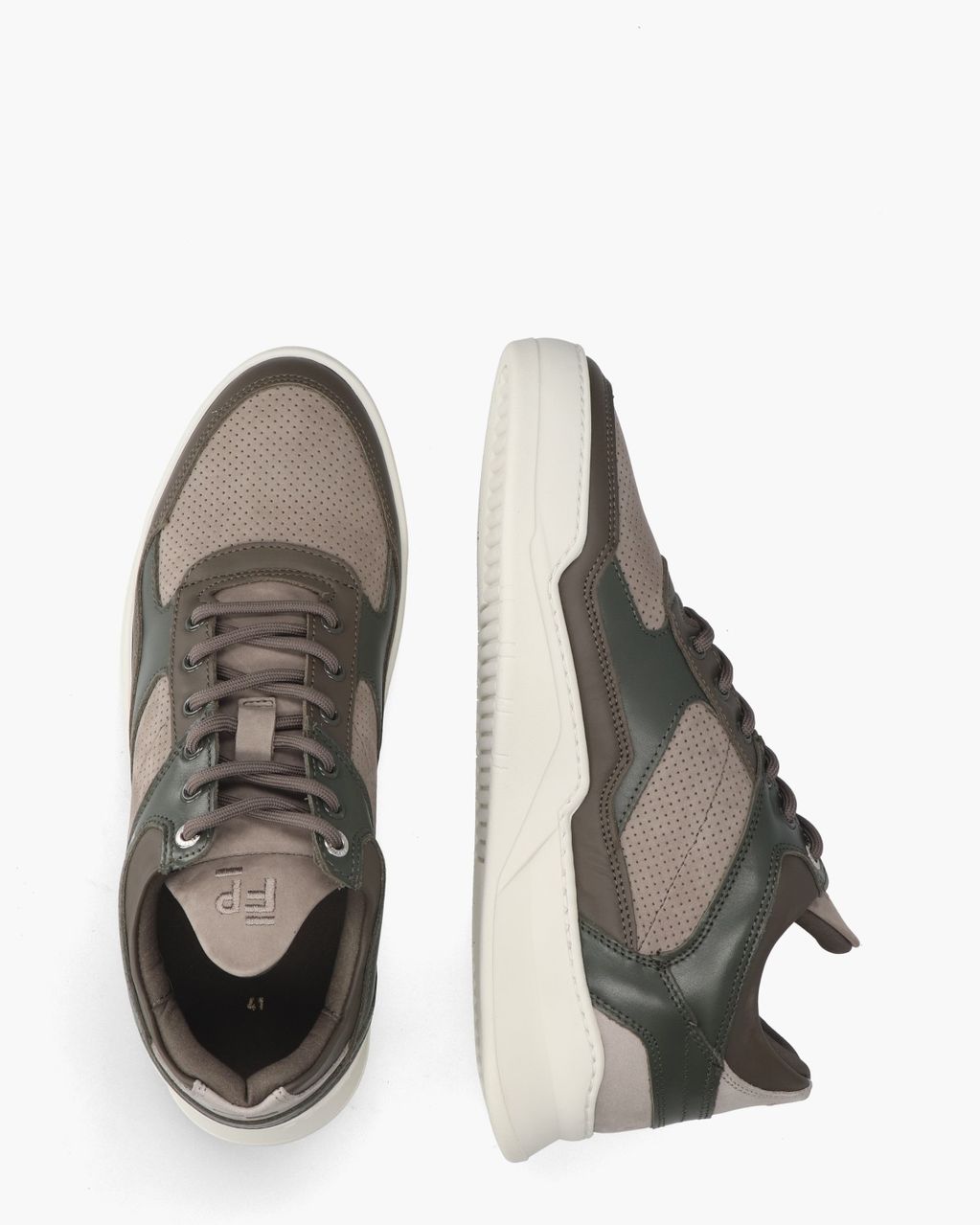 Low Top Ghost Paneled Multicolor Herensneakers