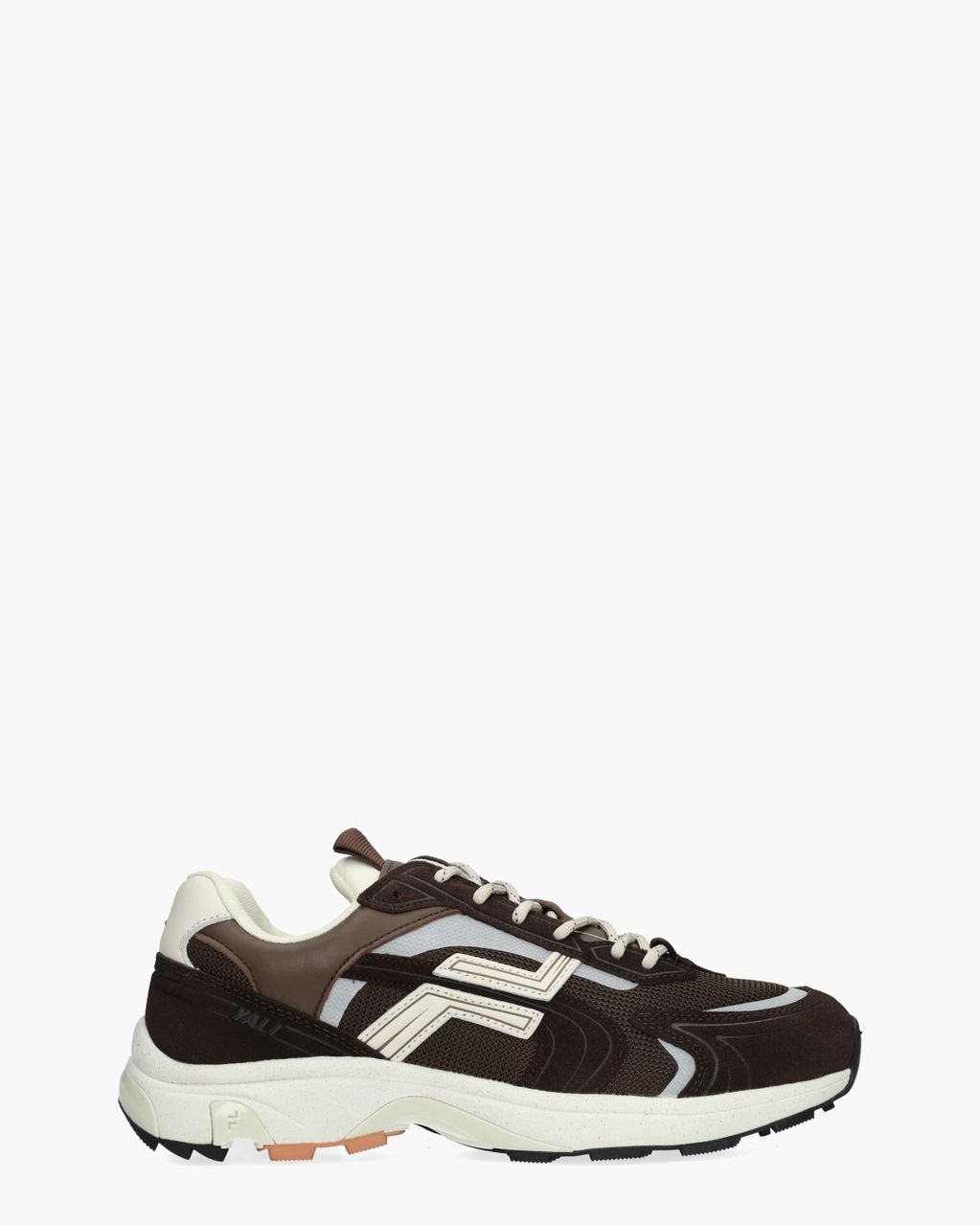 Yali Donkerbruin Herensneakers