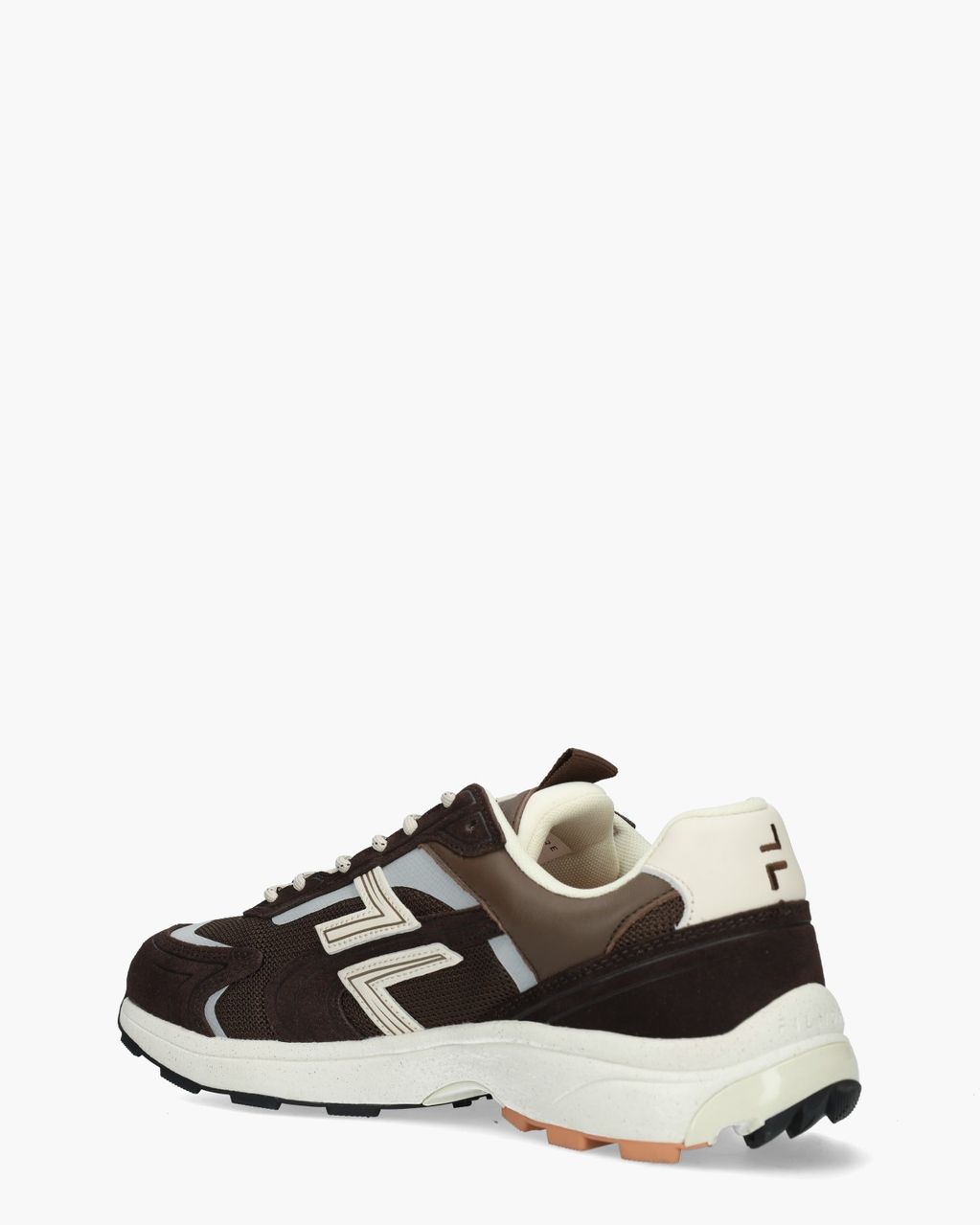 Yali Donkerbruin Herensneakers