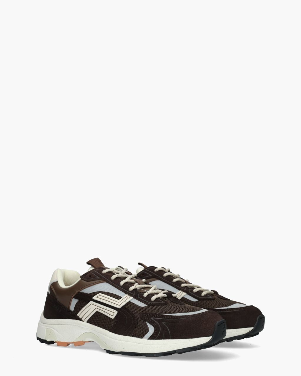 Yali Donkerbruin Herensneakers