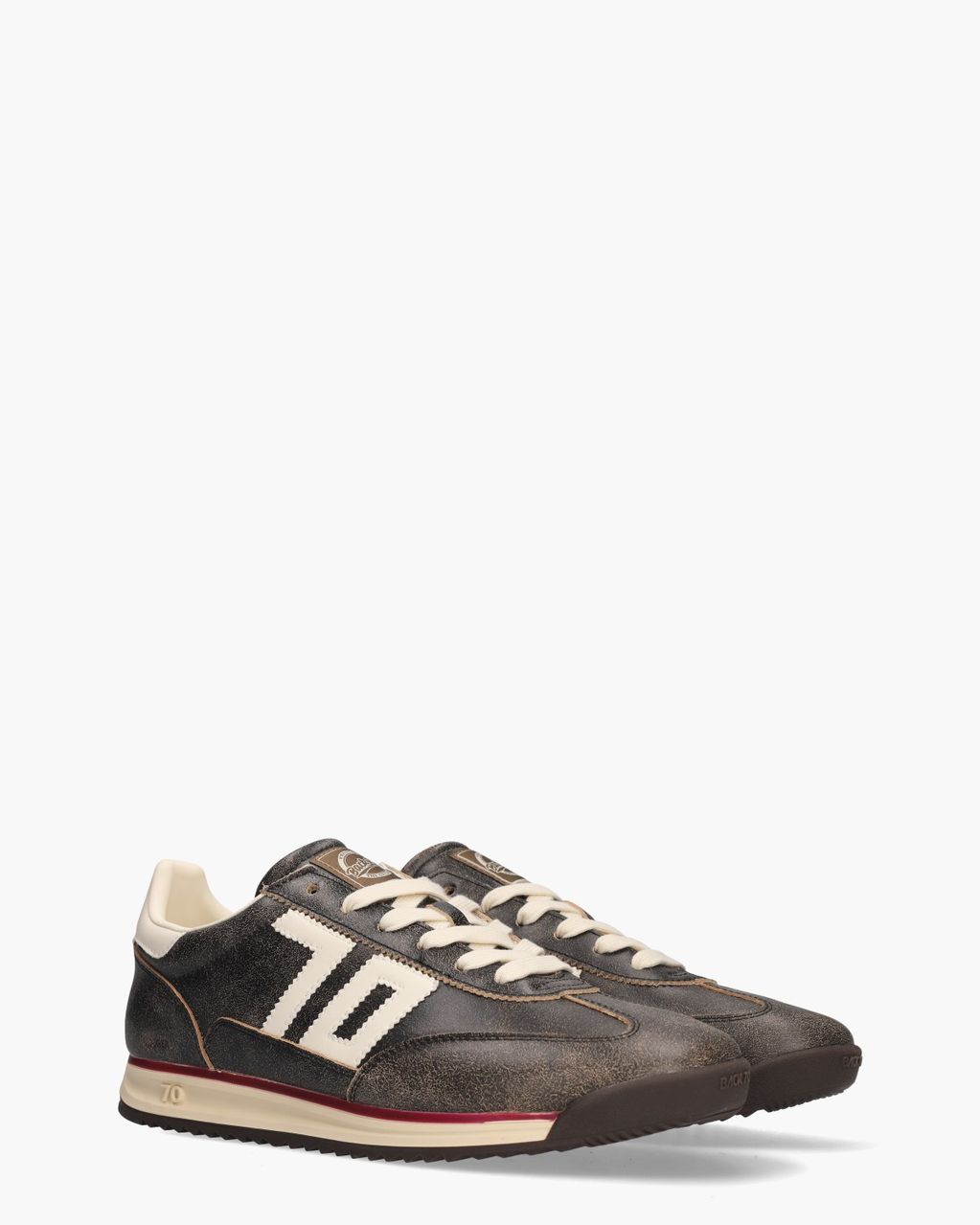 Jogger Donkerbruin/Off-White Herensneakers
