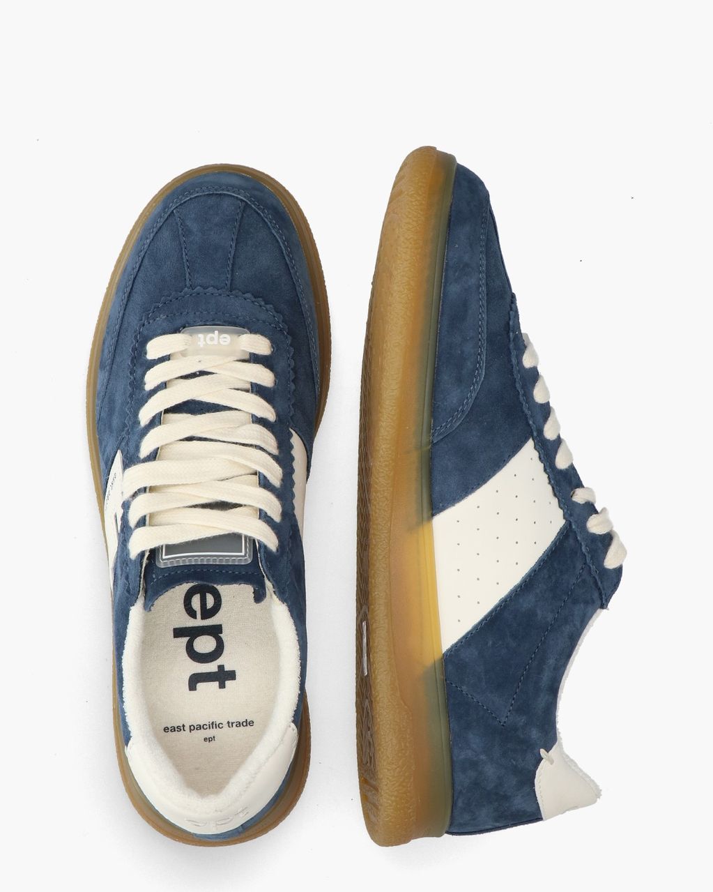 Santos Donkerblauw/Off-White Herensneakers