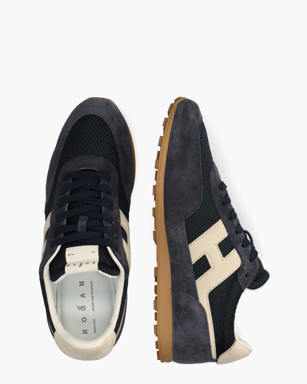 Athletic Donkerblauw Herensneakers