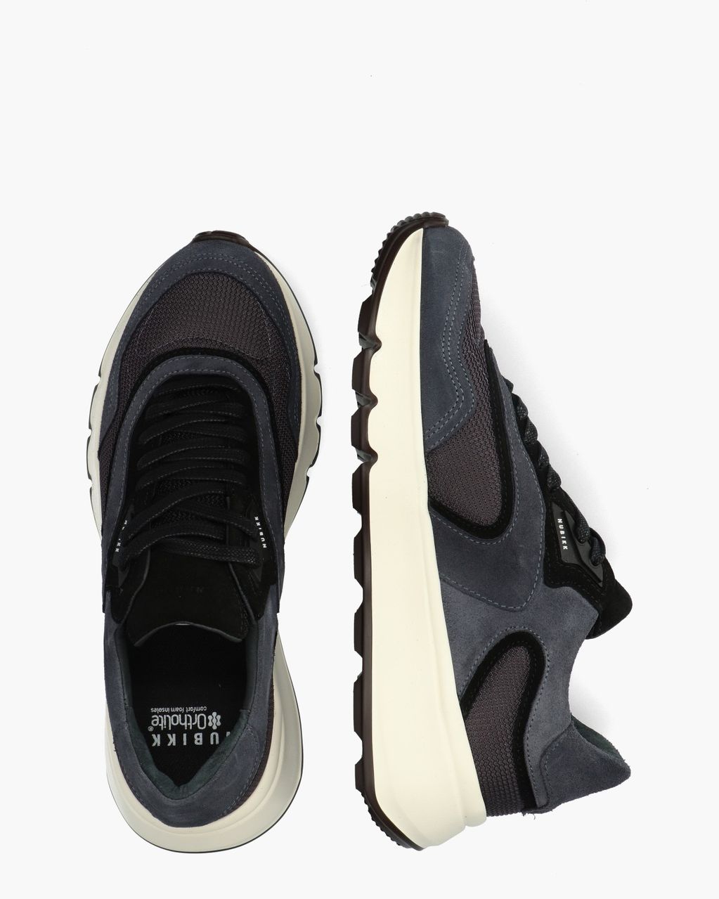 Luca Noa Blauw/Zwart Herensneakers