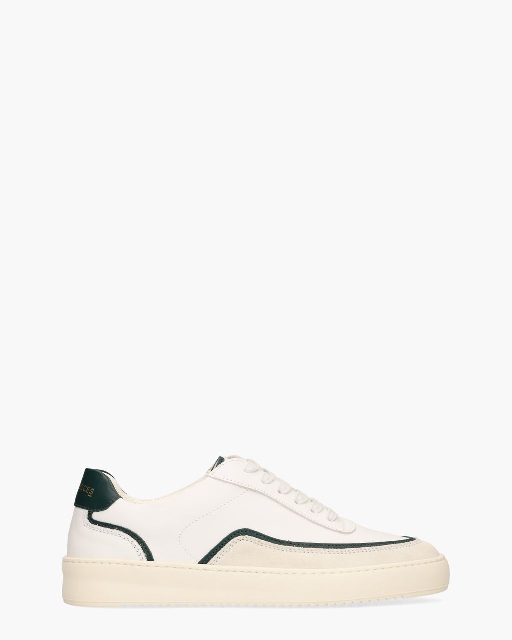Mondo Stack Wit/Donkergroen Herensneakers