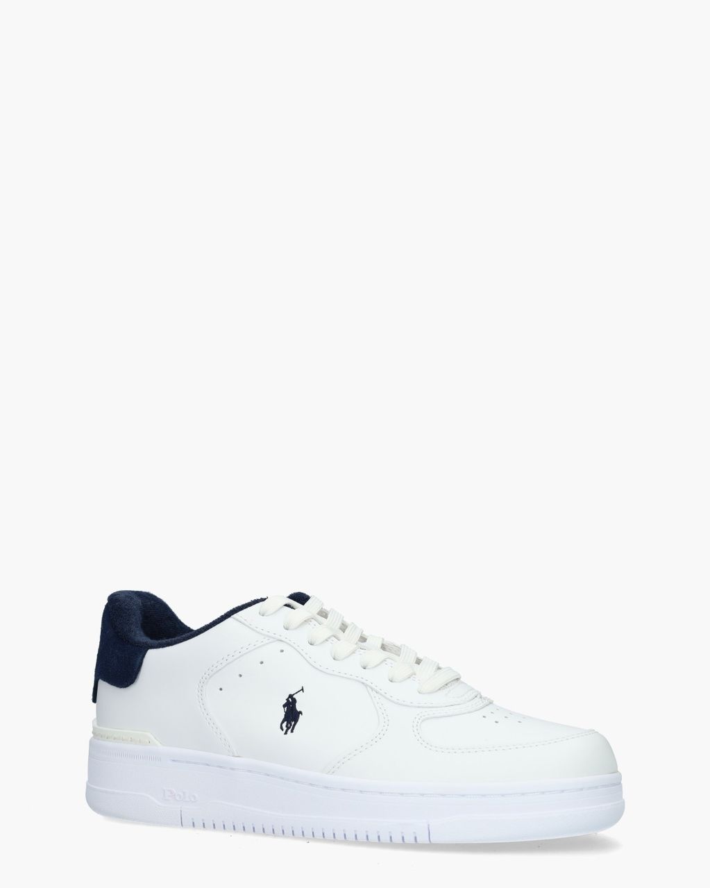 Masters Court Wit/Donkerblauw Herensneakers