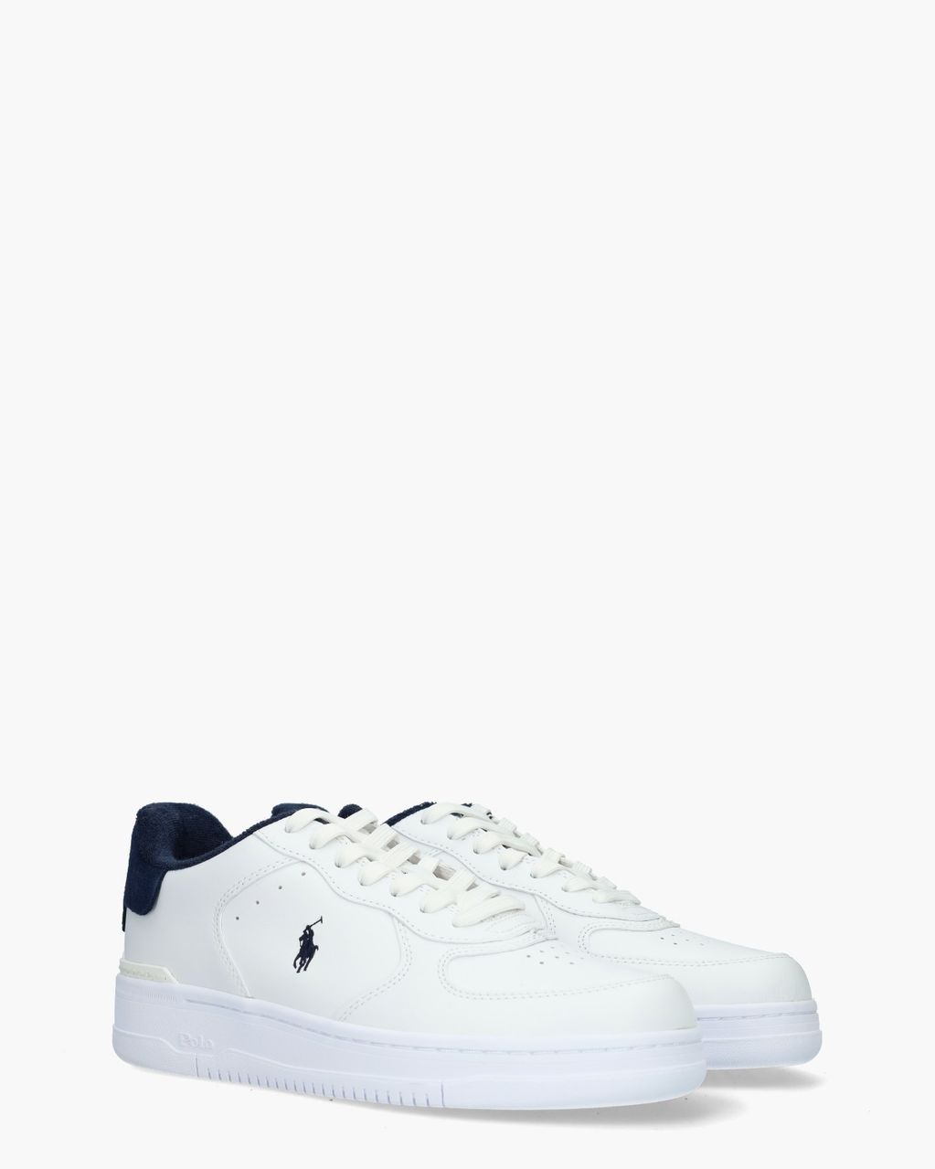 Masters Court Wit/Donkerblauw Herensneakers