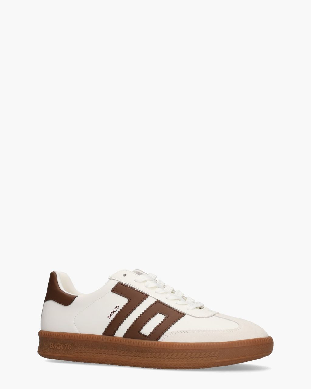 Double Wit/Donkerbruin Herensneakers