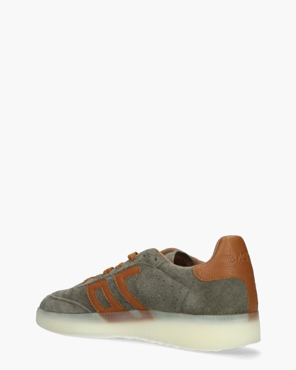 Boston Groen/Cognac Herensneakers 