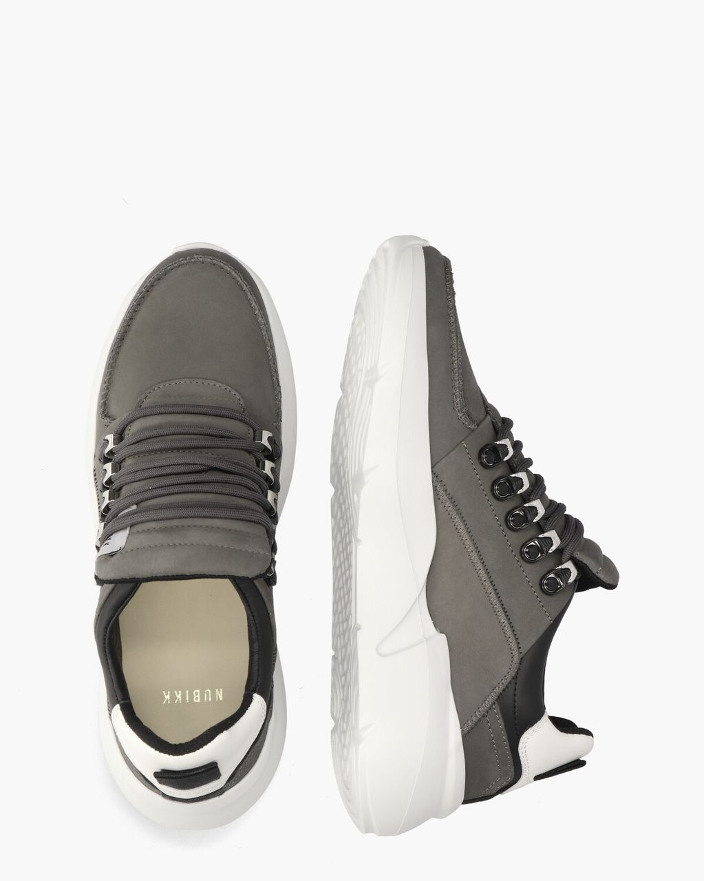 Roque Roman Donkergrijs Herensneakers
