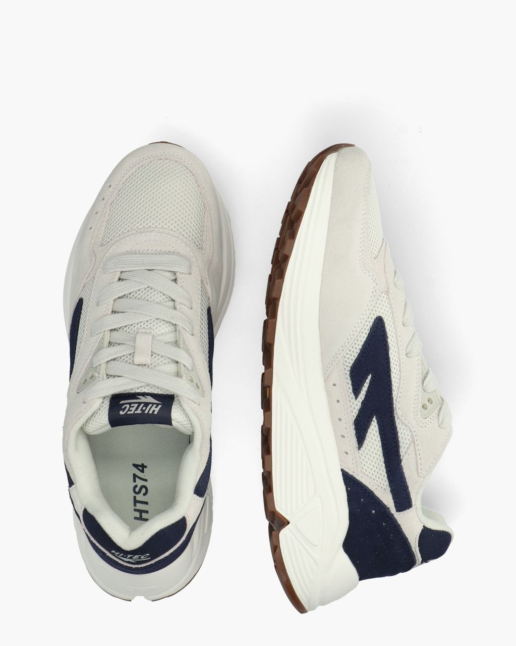 HTS Shadow RGS Lichtgrijs/Donkerblauw Herensneakers