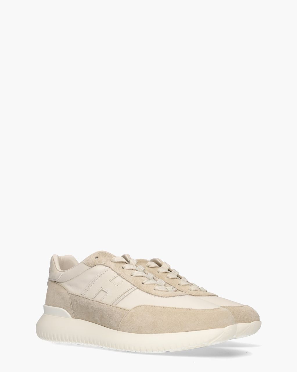 覚 Hogan Interactive³ Off-White/Beige Herensneakers - Van Arendonk.nl