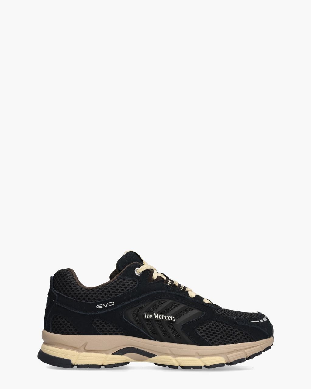 The Re-Run EVO Nubuck Donkergrijs Herensneakers