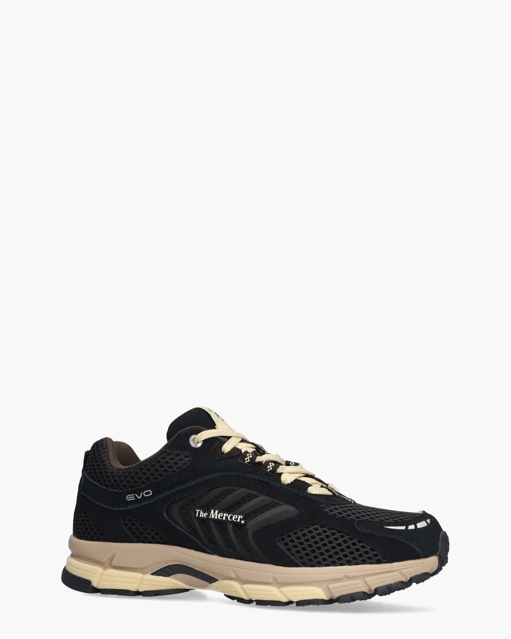 The Re-Run EVO Nubuck Donkergrijs Herensneakers