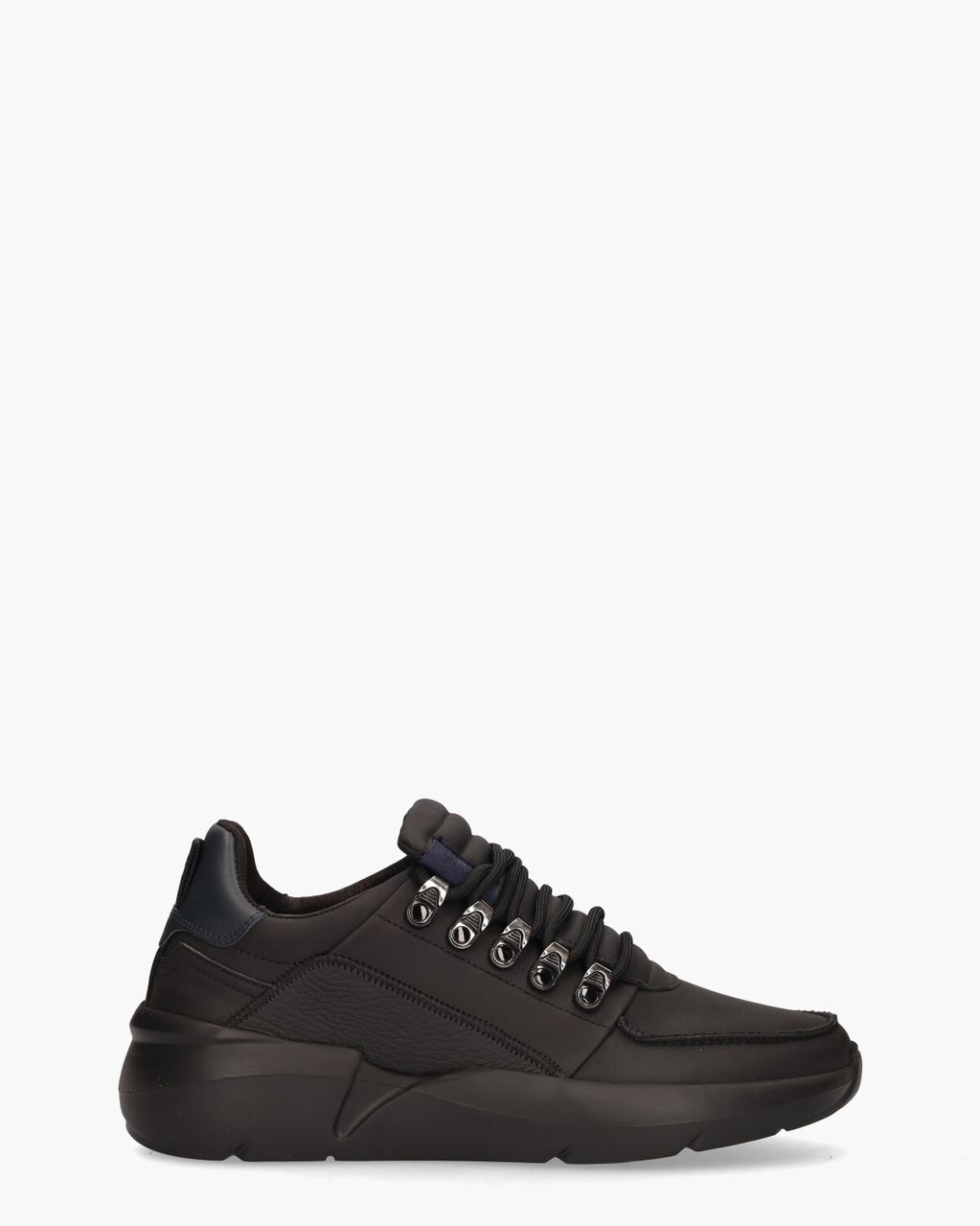 Roque Roman Zwart Herensneakers