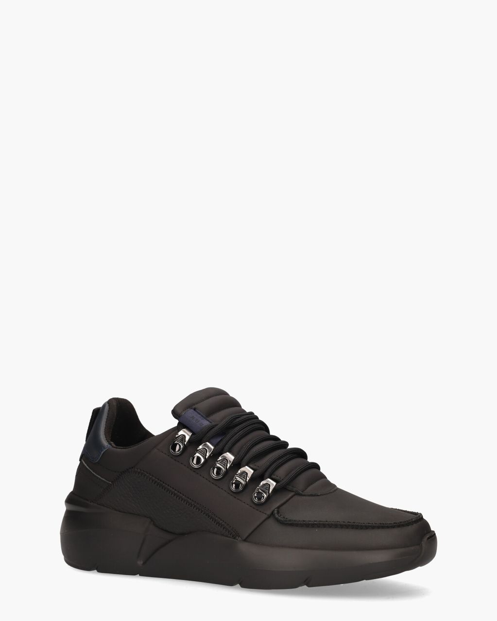 Roque Roman Zwart Herensneakers