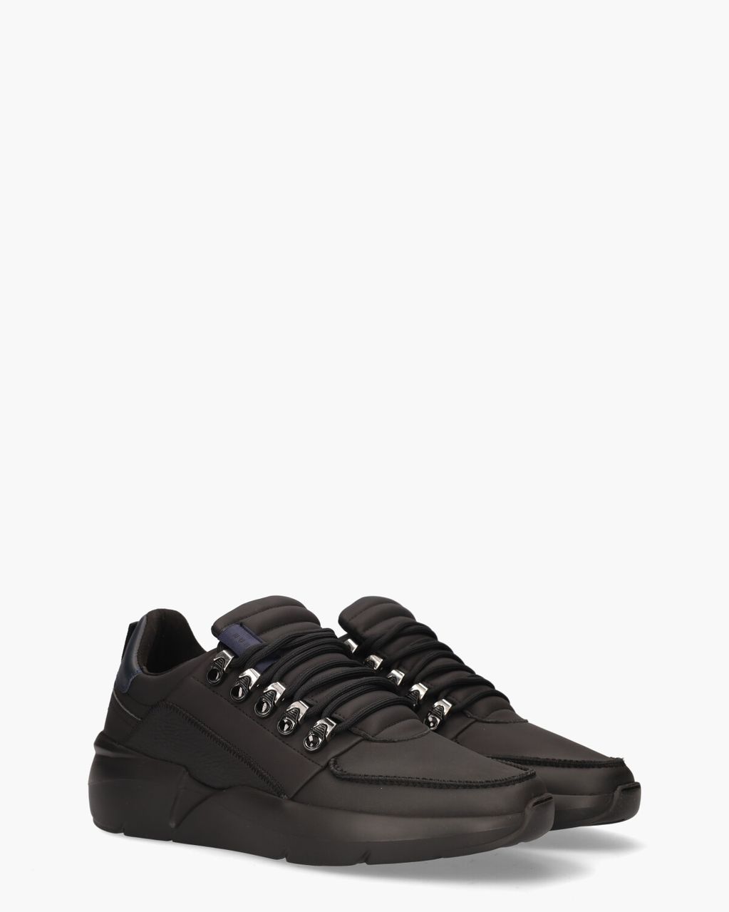Roque Roman Zwart Herensneakers