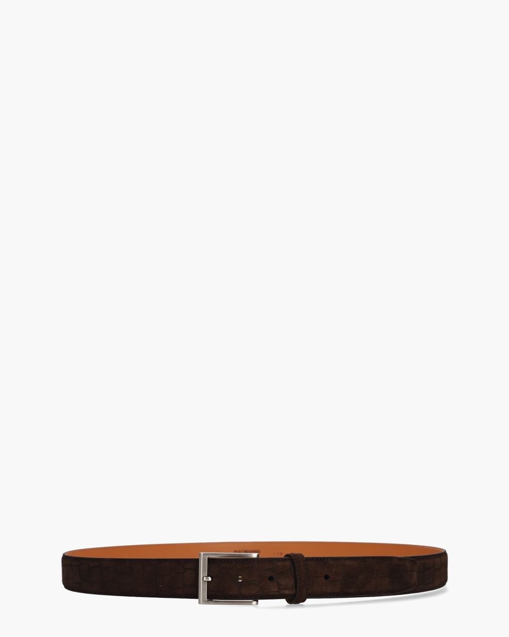 1078 Donkerbruin Croco Herenriem