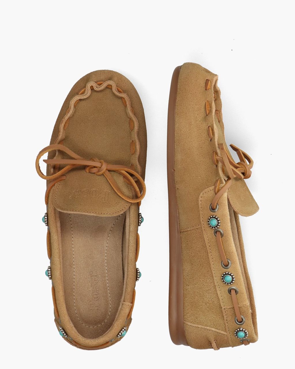 Boat Loafer Western Cognac Damesloafers
