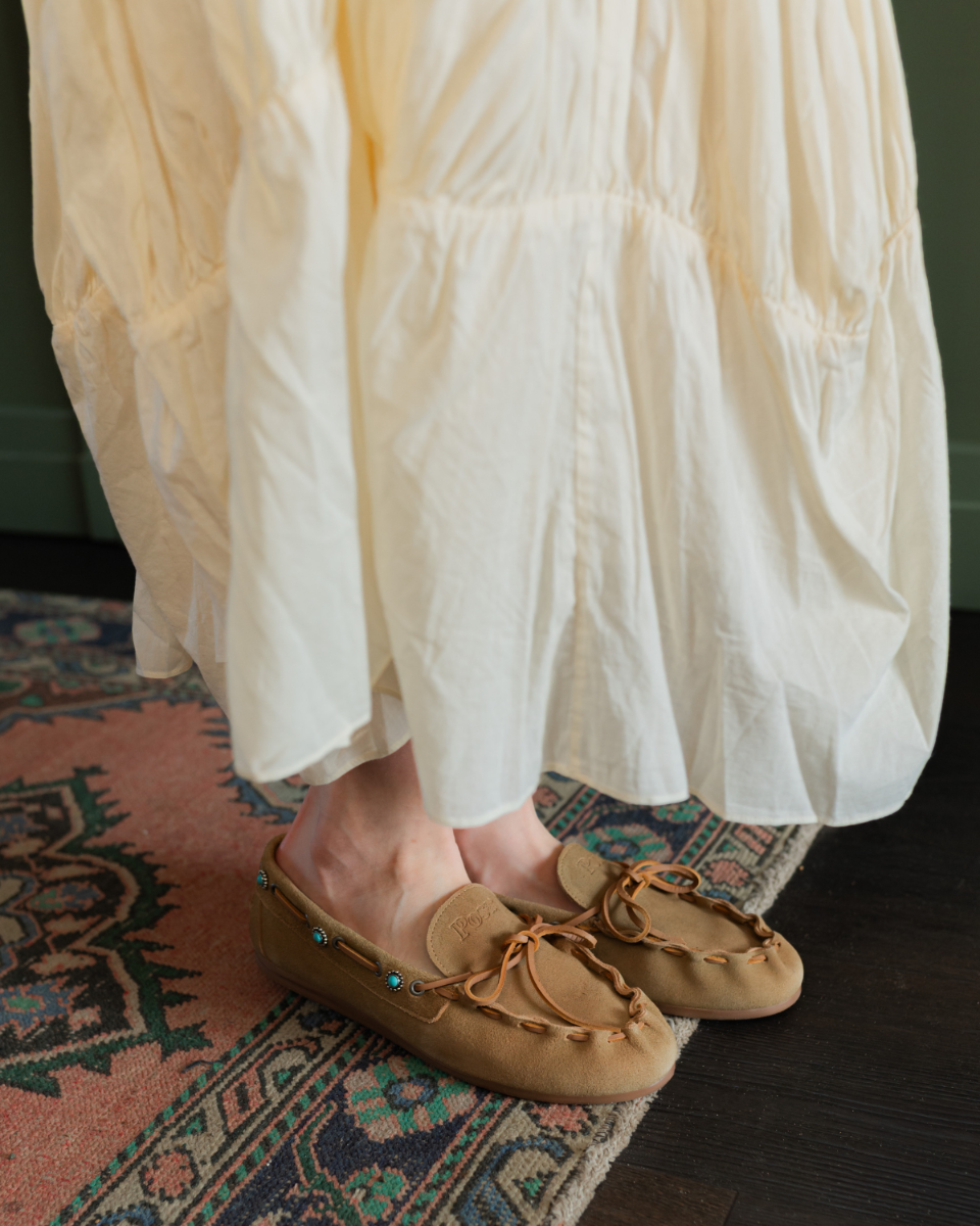 Boat Loafer Western Cognac Damesloafers