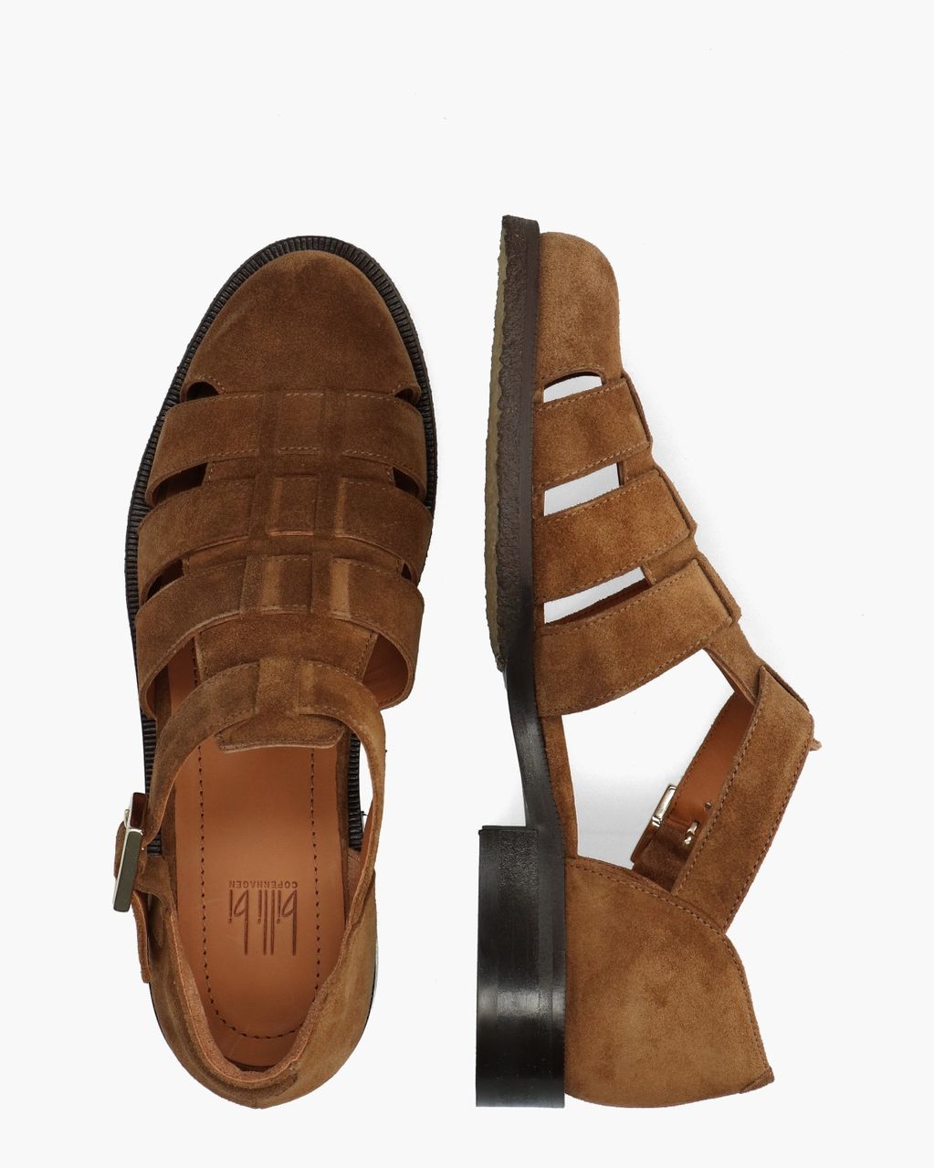 A6315 Cognac Damessandalen