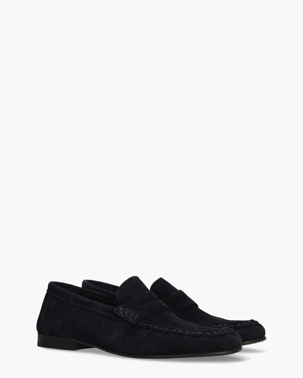 Penny Loafer Wrinkle Donkerblauw Damesloafers