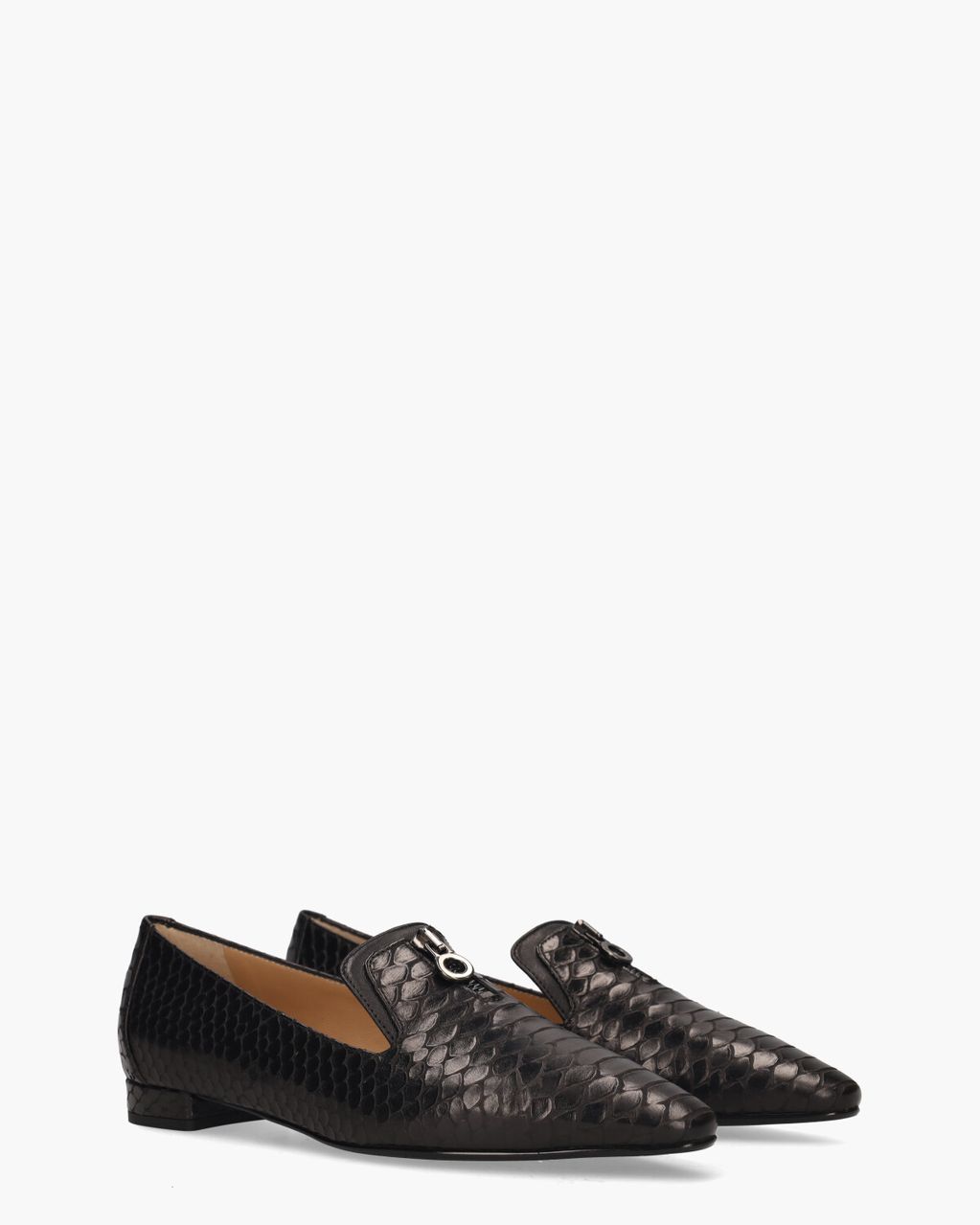 19I020 Zwart Damesloafers