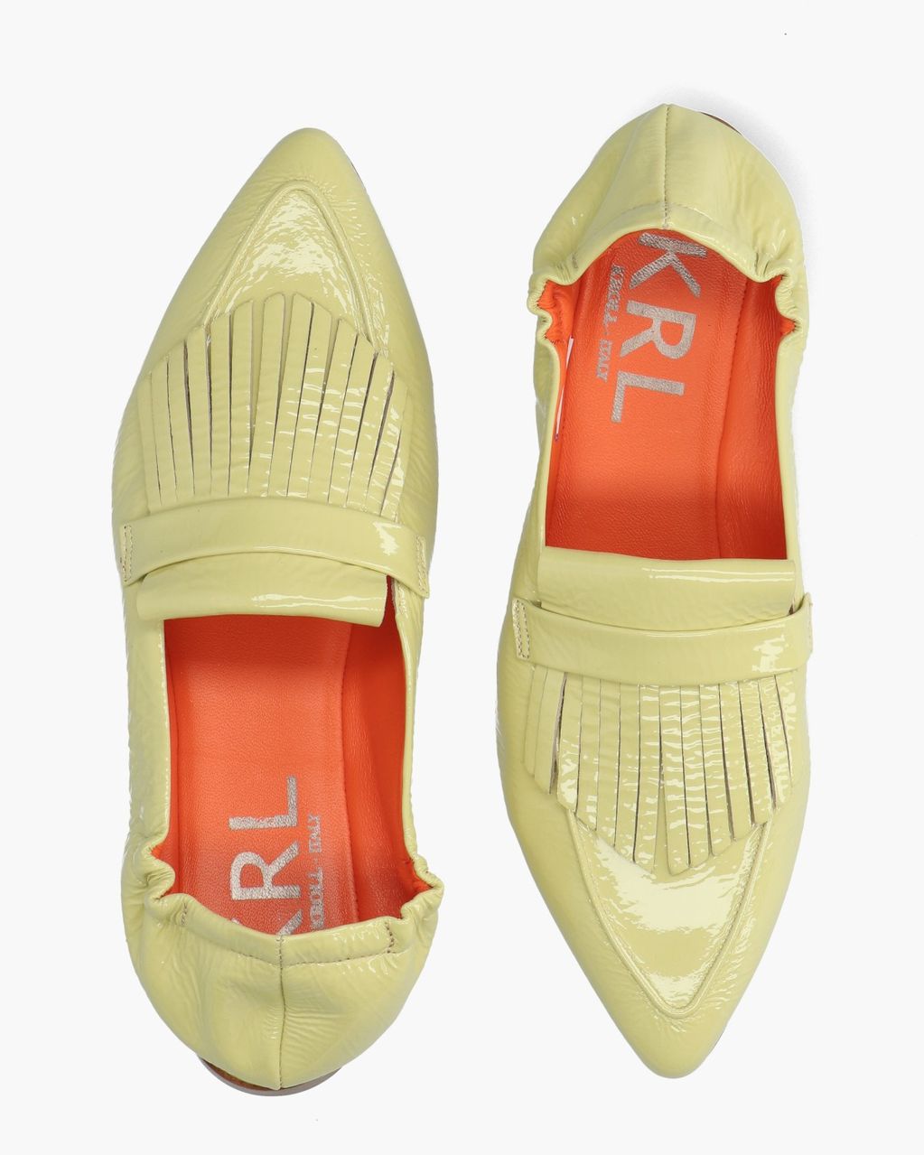 Wedge 1G Lichtgeel Damesloafers