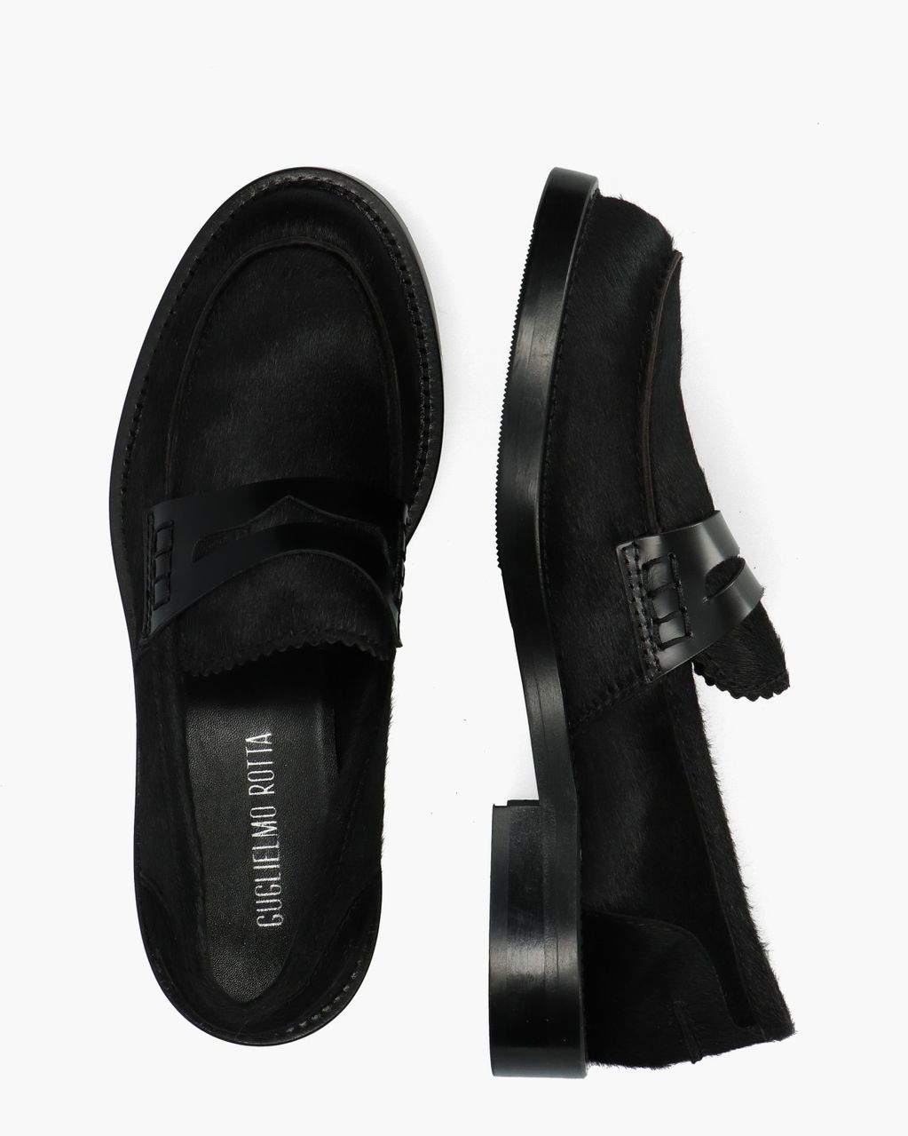 Pretty Zwart Damesloafers