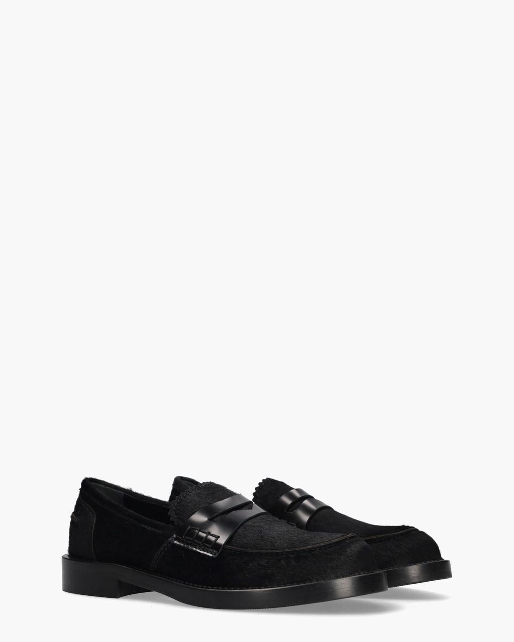 Pretty Zwart Damesloafers