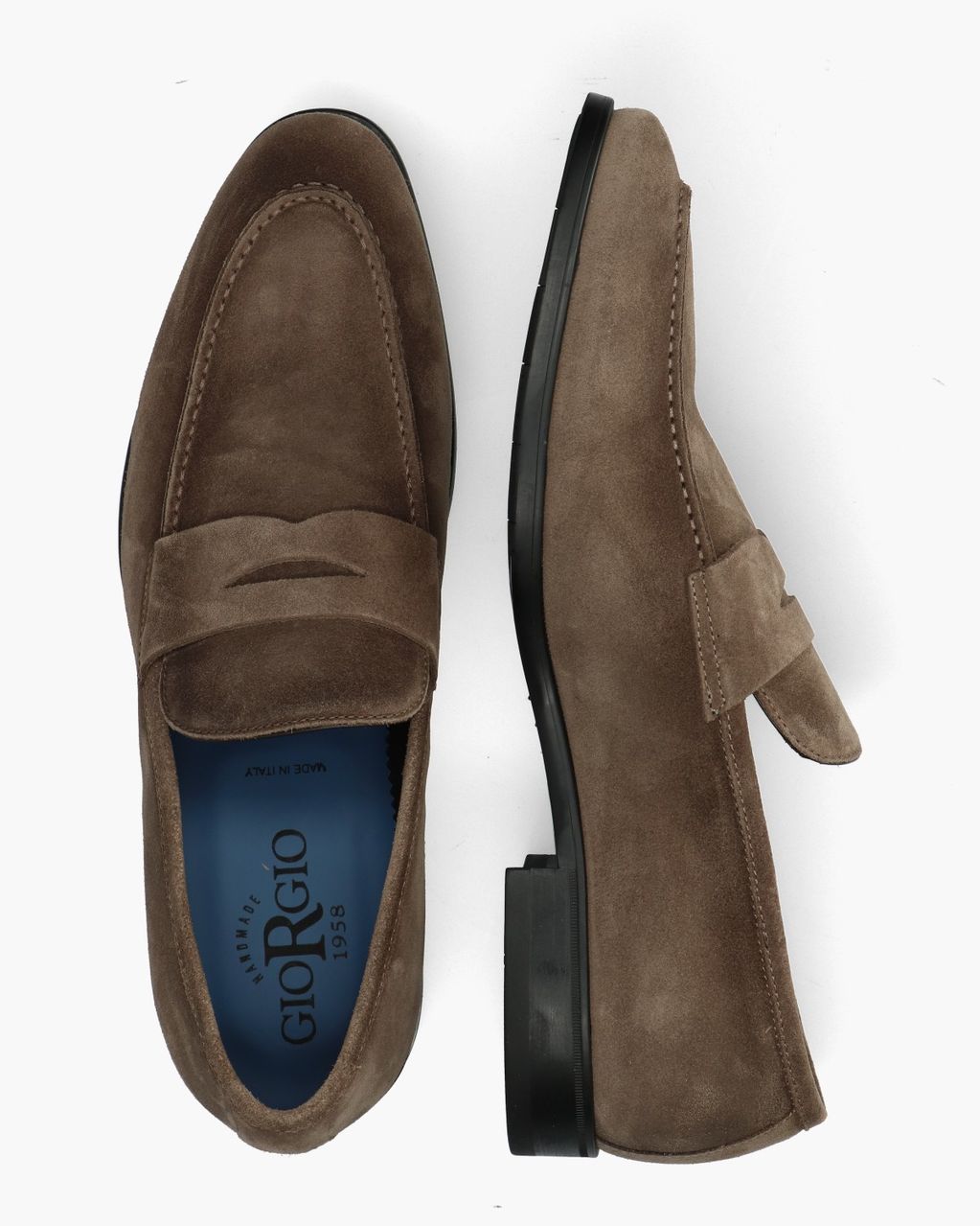 50504 Taupe Herenloafers