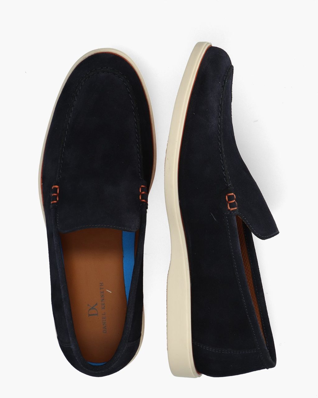 Tino Donkerblauw Herenloafers