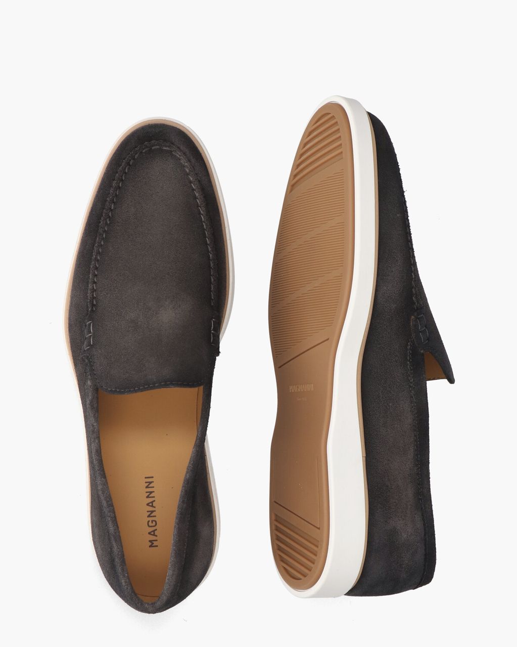 25117 Donkergrijs Herenloafers