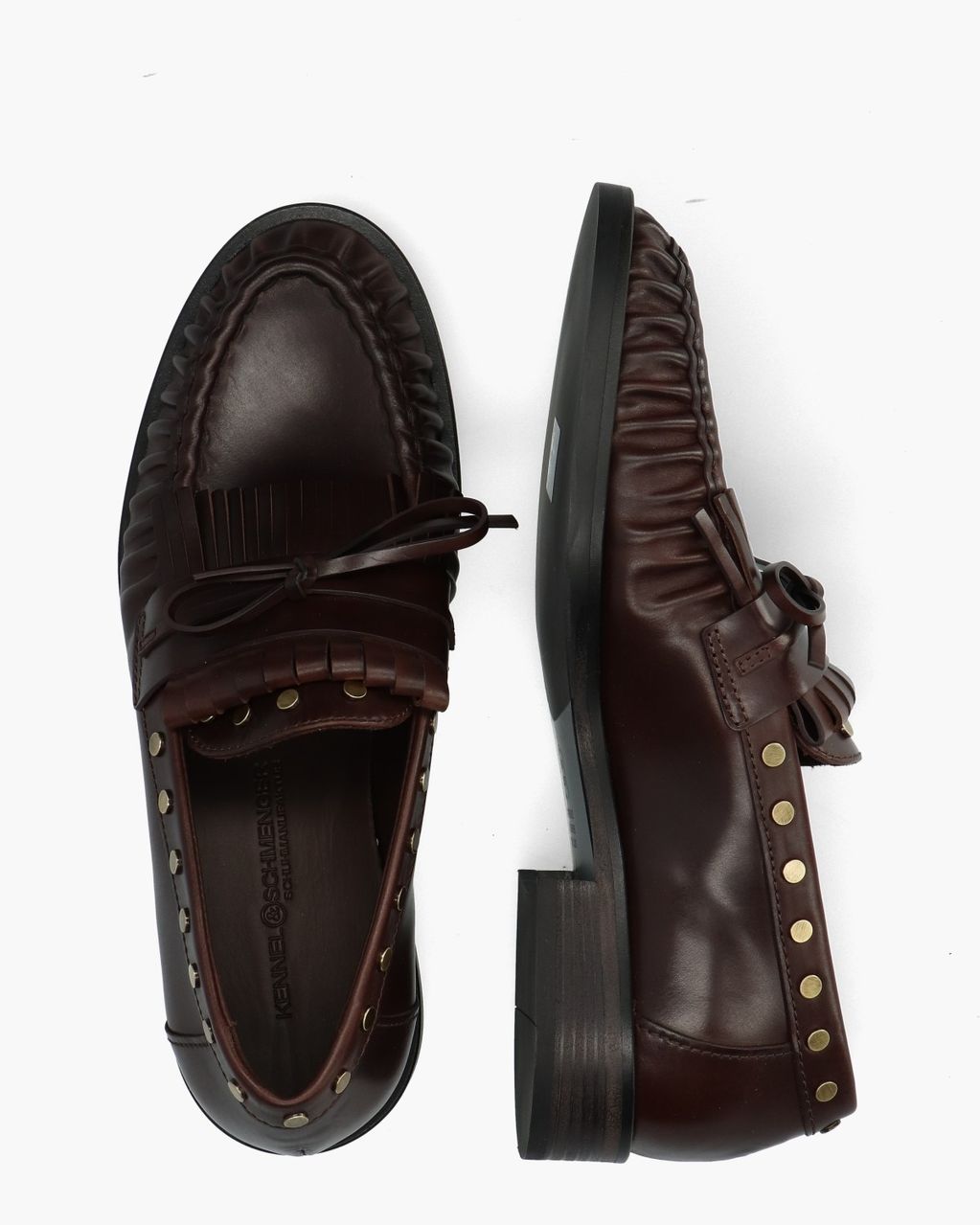 Mill Donkerbruin Damesloafers