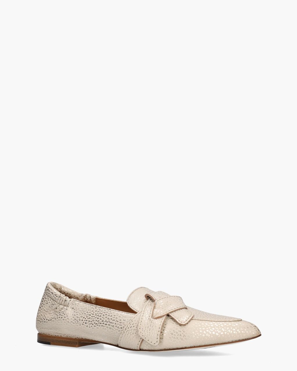 Lola Rayne Off-White/Zilver Damesloafers