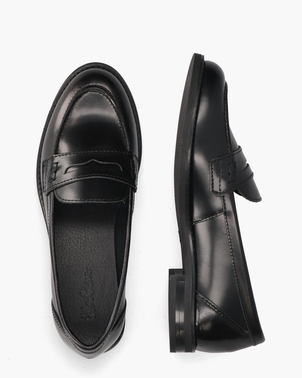 Yura Zwart Damesloafers