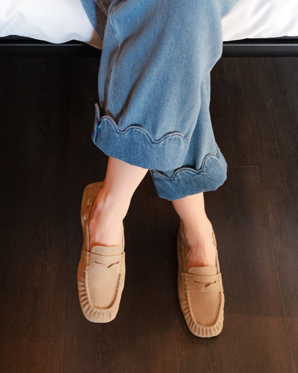 CPH885 Beige Damesloafers