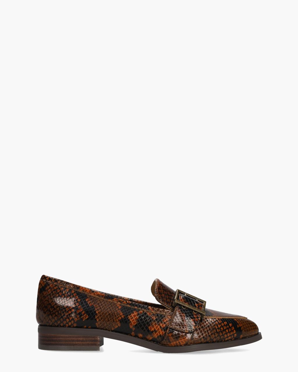 Drusiana Cognac/Zwart Damesloafers